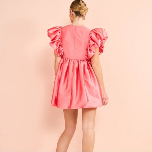 HANSEN & GRETEL - NWOT - Cosmo Bubble Sleeve Dress - Picture 4 of 7